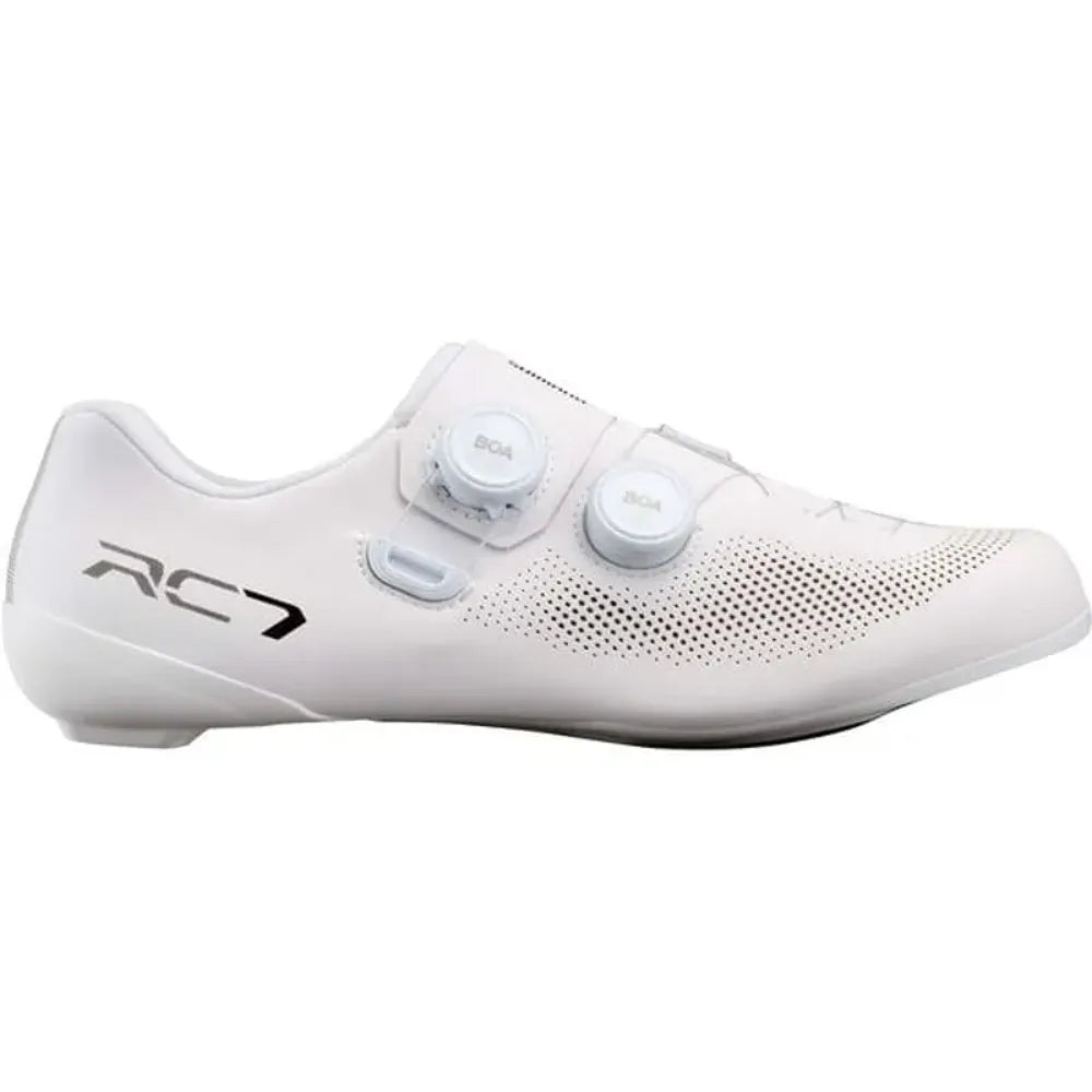 SHIMANO SPD-SLシューズ RC7 ホワイト Shimano RC7 SPD Road Cycling Shoes in White RC703 | 99 Bikes – 99